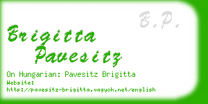 brigitta pavesitz business card